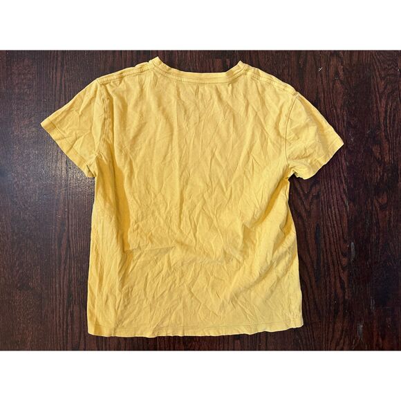 Disney I Just Wanna Hang With My Dog Yellow T Shirt Size Small - Picture 2 of 3